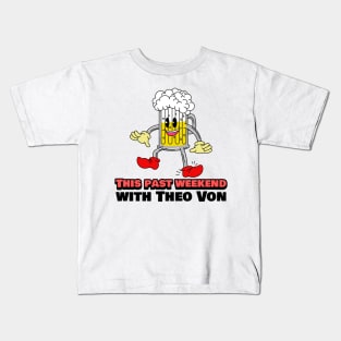 This Past Weekend Beer Cartoon Kids T-Shirt